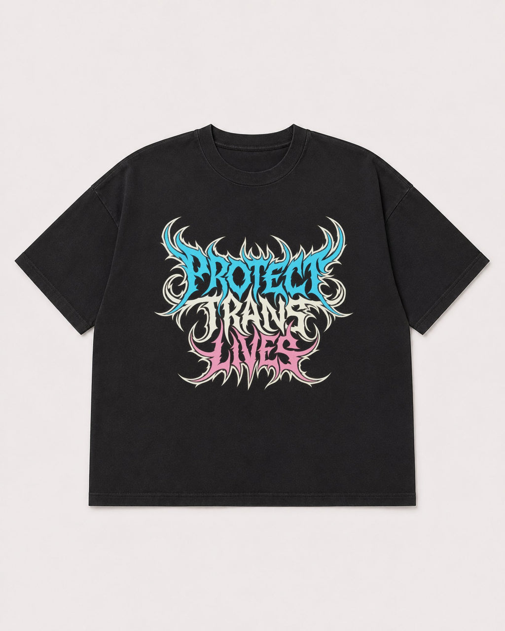 Mockup Boxy Heavyweight Tee Black product