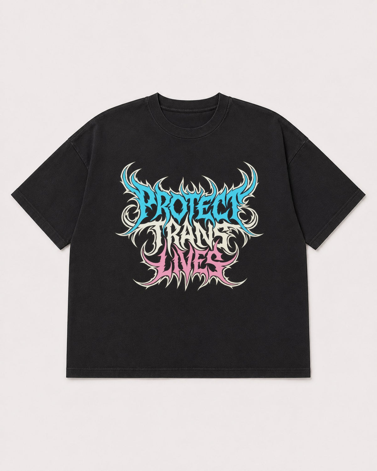 Mockup Boxy Heavyweight Tee Black product