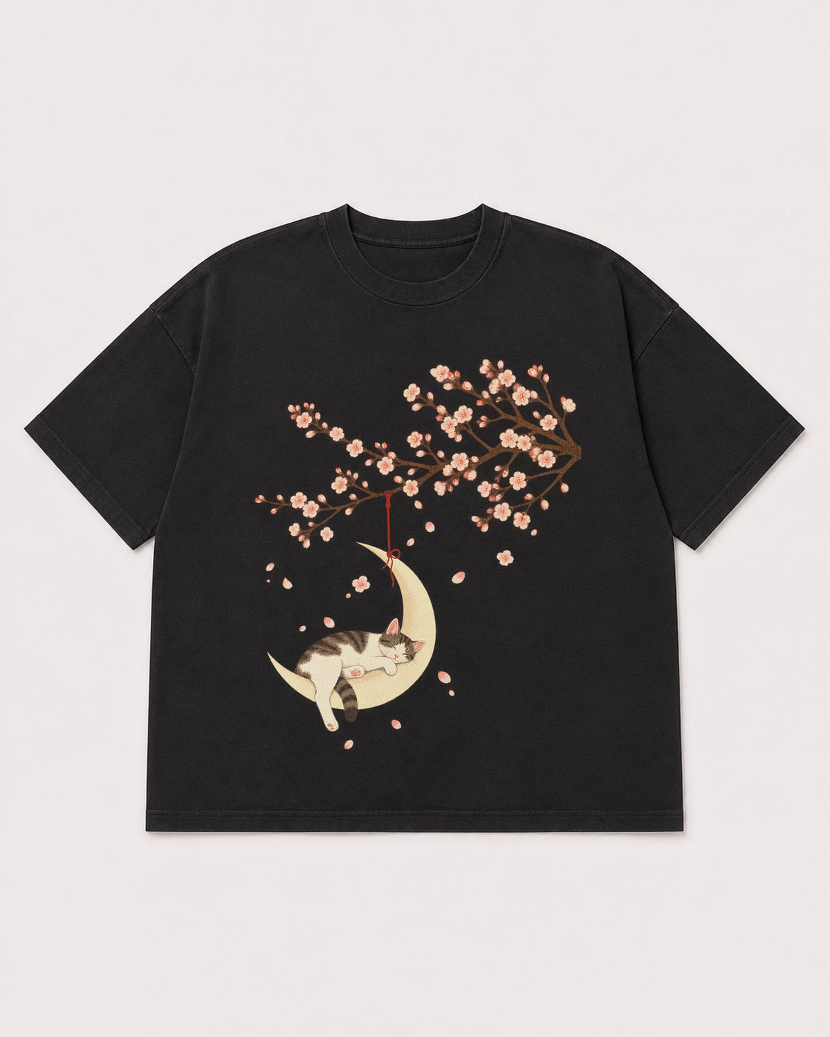Mockup Boxy Heavyweight Tee Black product