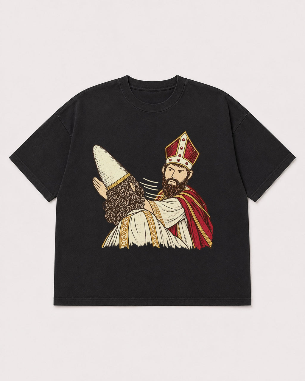 Mockup Boxy Heavyweight Tee Black product