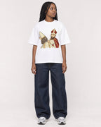 Mockup Boxy Heavyweight Tee White female full-body 04