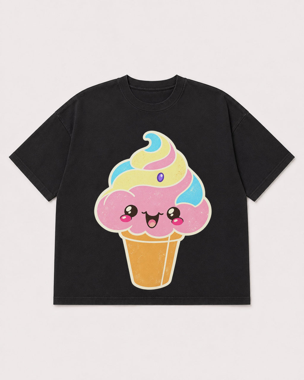 Mockup Boxy Heavyweight Tee Black product