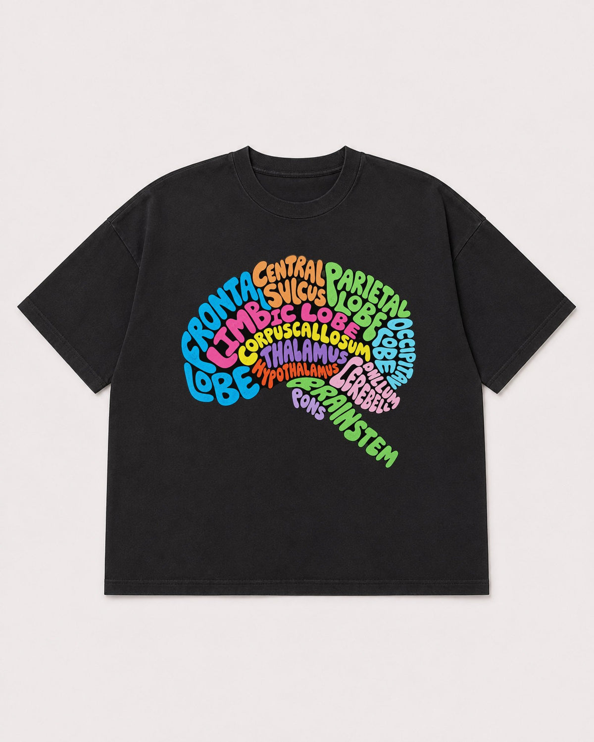 Mockup Boxy Heavyweight Tee Black product
