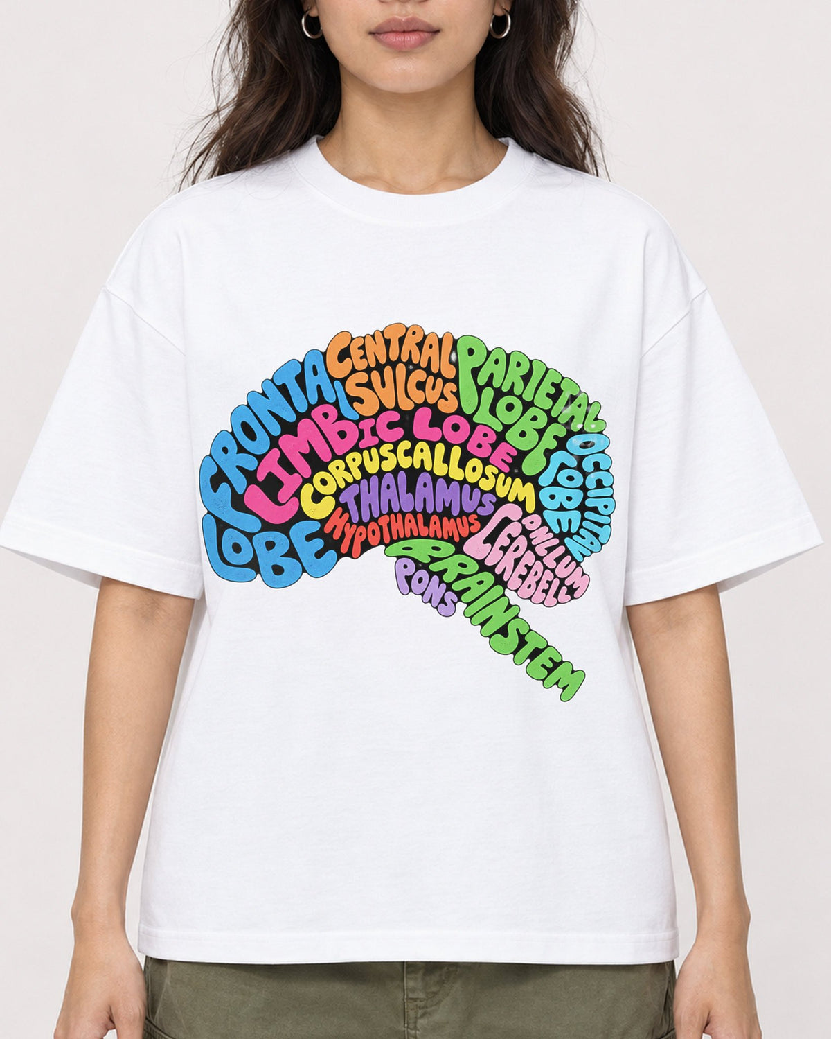 Mockup Boxy Heavyweight Tee White female close-up 02
