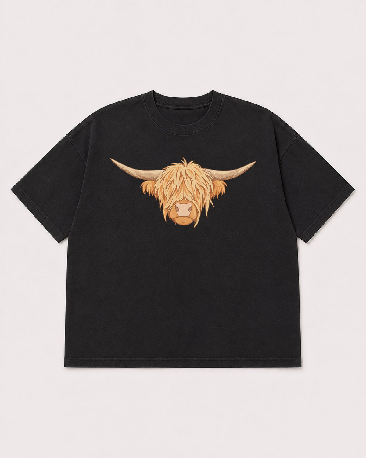Mockup Boxy Heavyweight Tee Black product