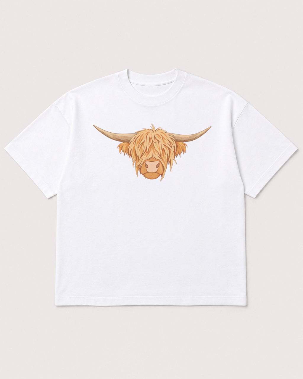 Mockup Boxy Heavyweight Tee White product