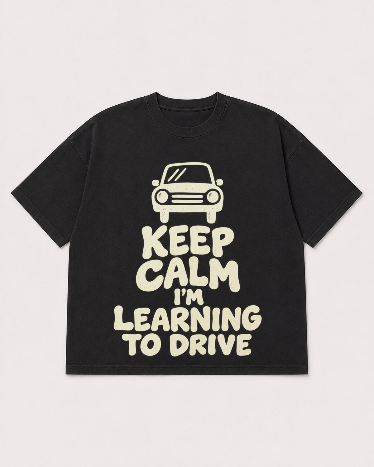 Mockup Boxy Heavyweight Tee Black product