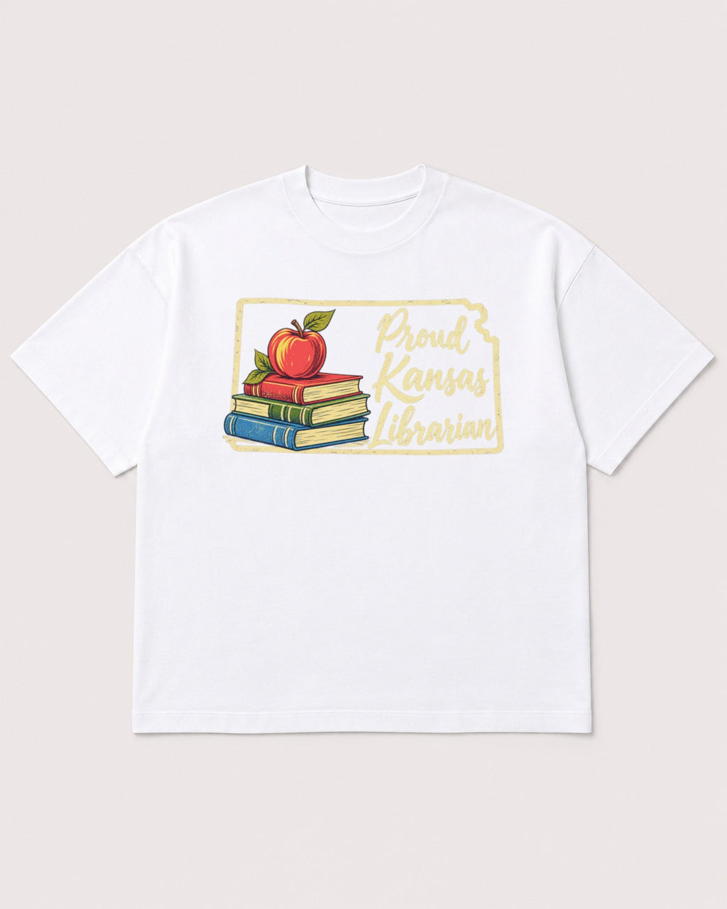 Mockup Boxy Heavyweight Tee White product