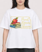 Mockup Boxy Heavyweight Tee White female close-up 13