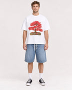 Mockup Boxy Heavyweight Tee White male full-body 08