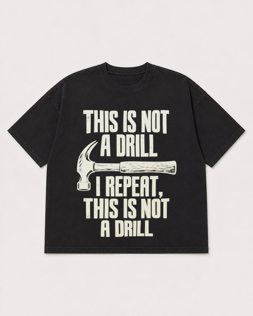 Mockup Boxy Heavyweight Tee Black product