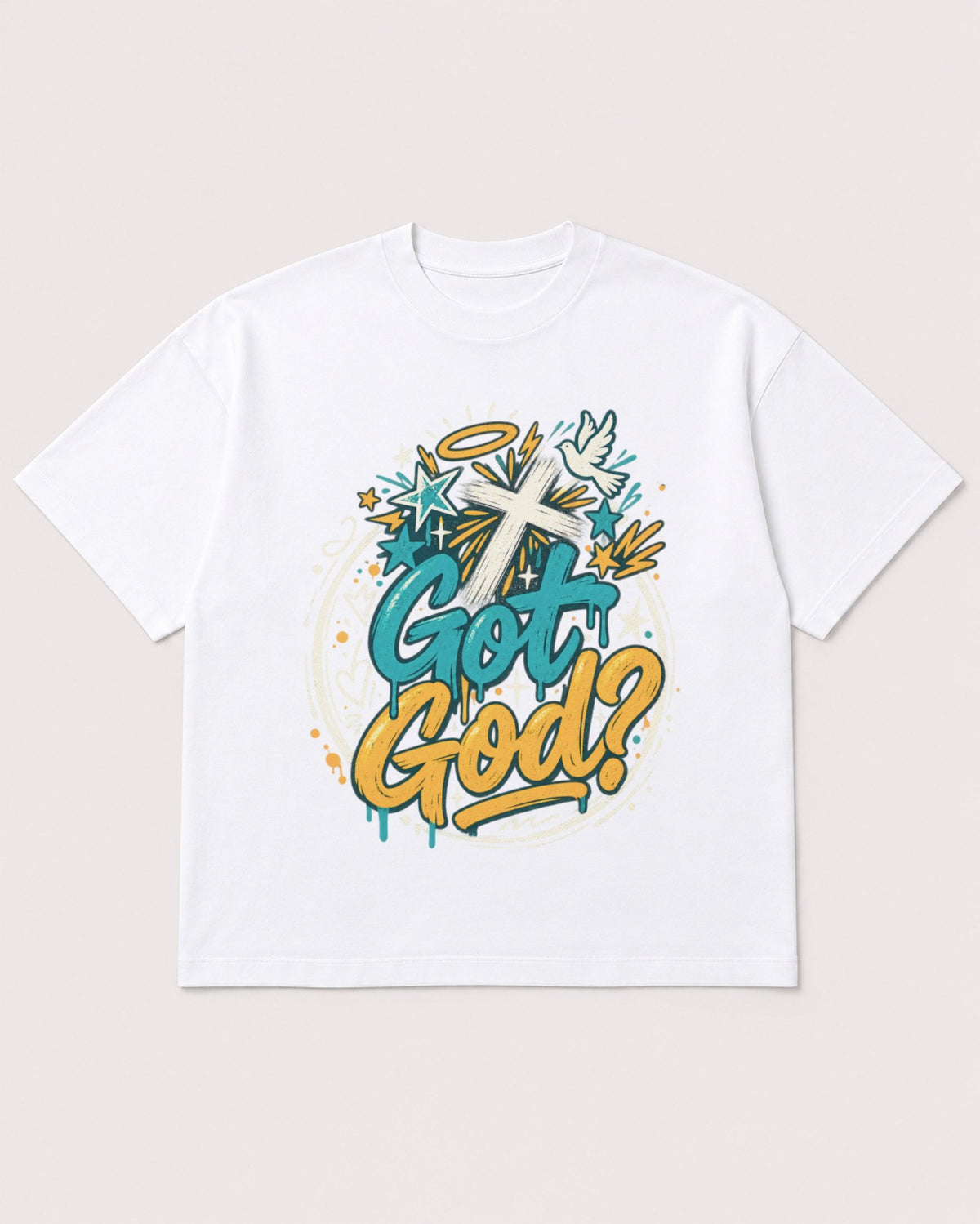 Mockup Boxy Heavyweight Tee White product