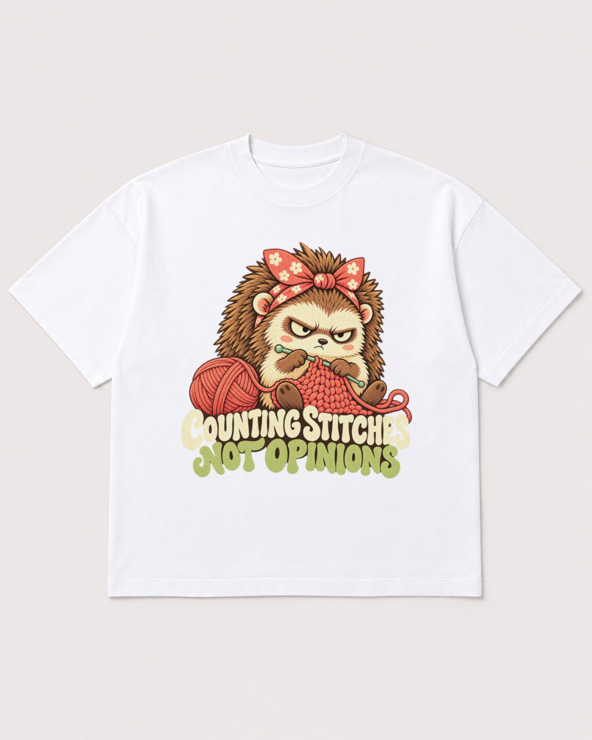 Mockup Boxy Heavyweight Tee White product