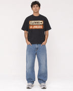 Mockup Boxy Heavyweight Tee Black male full-body 06
