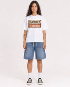 Mockup Boxy Heavyweight Tee White female full-body 06