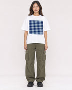 Mockup Boxy Heavyweight Tee White female full-body 02
