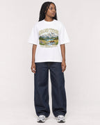 Mockup Boxy Heavyweight Tee White female full-body 04
