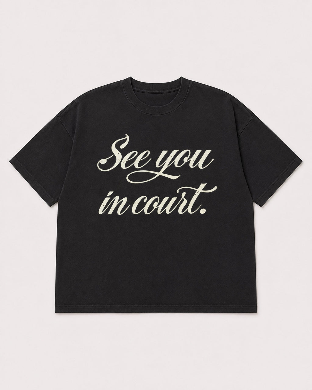 Mockup Boxy Heavyweight Tee Black product