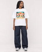 Mockup Boxy Heavyweight Tee White female full-body 04