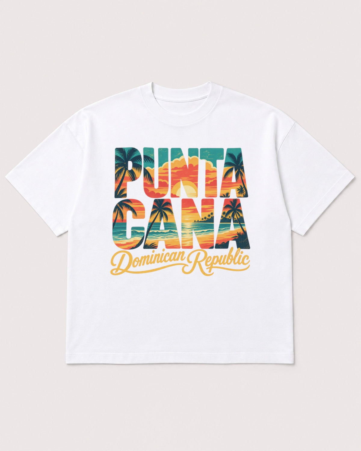 Mockup Boxy Heavyweight Tee White product