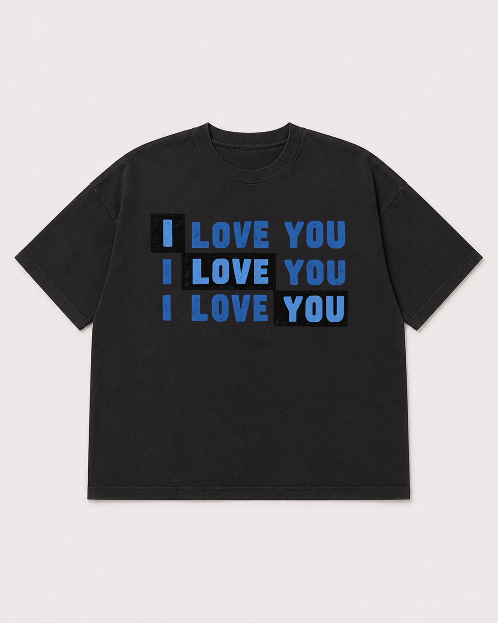 Mockup Boxy Heavyweight Tee Black product
