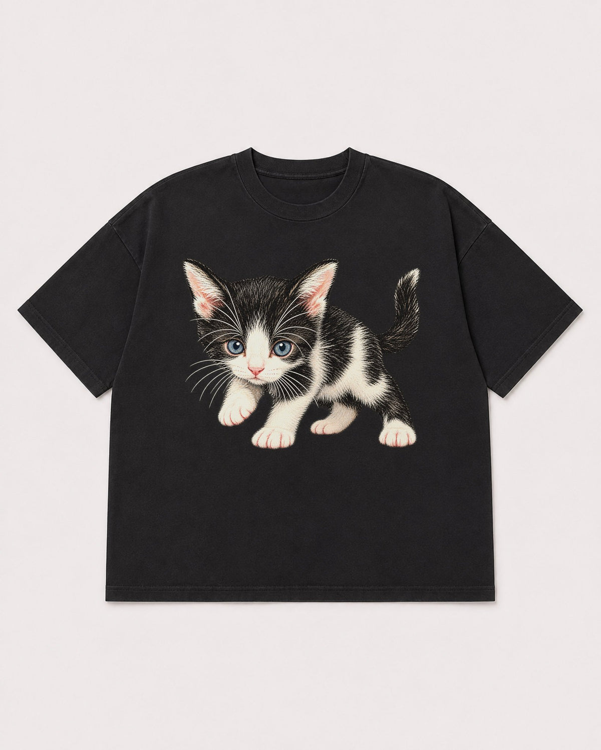 Mockup Boxy Heavyweight Tee Black product