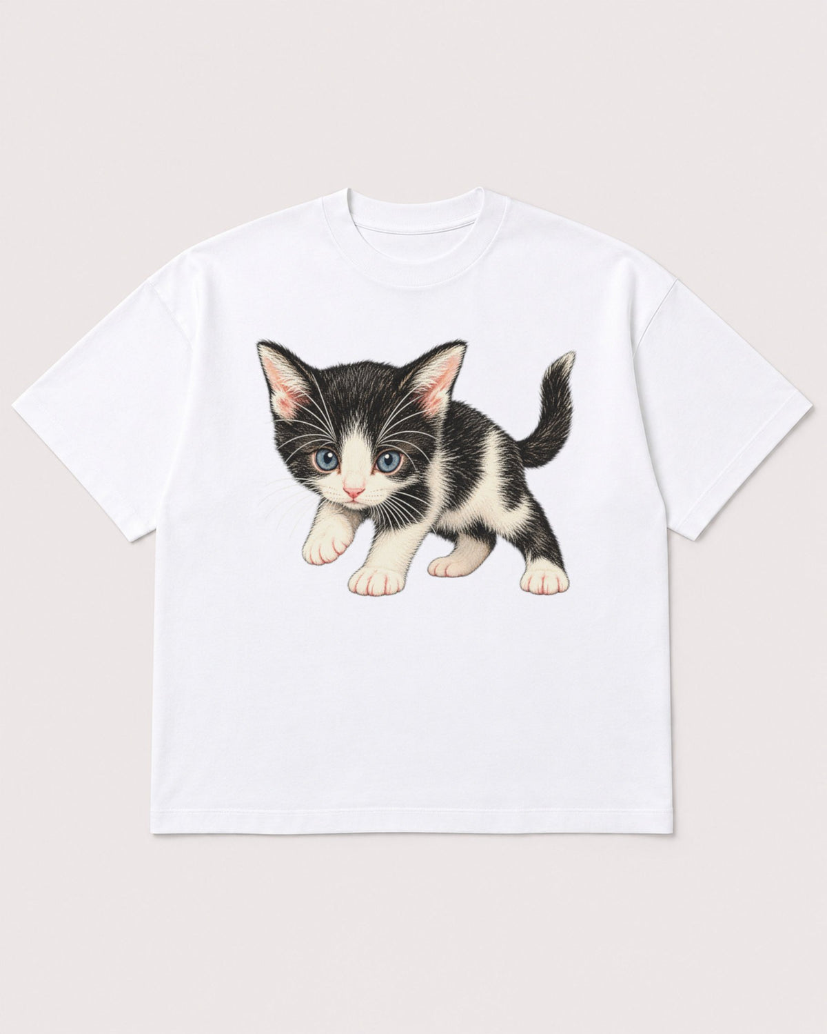 Mockup Boxy Heavyweight Tee White product