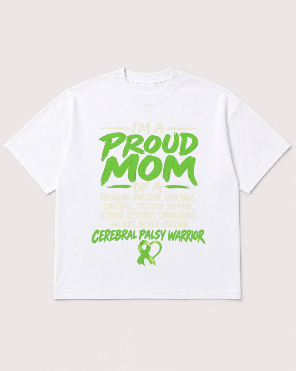 Mockup Boxy Heavyweight Tee White product