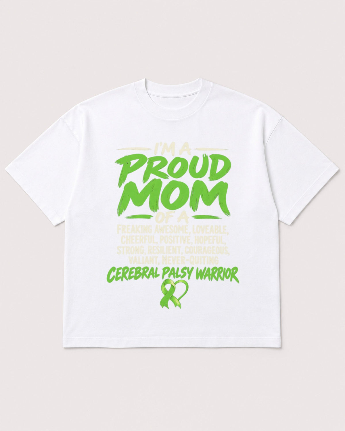 Mockup Boxy Heavyweight Tee White product