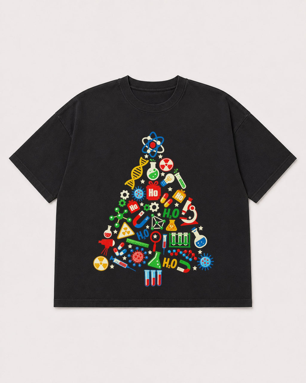 Mockup Boxy Heavyweight Tee Black product