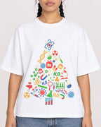 Mockup Boxy Heavyweight Tee White female close-up 50