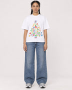 Mockup Boxy Heavyweight Tee White female full-body 50