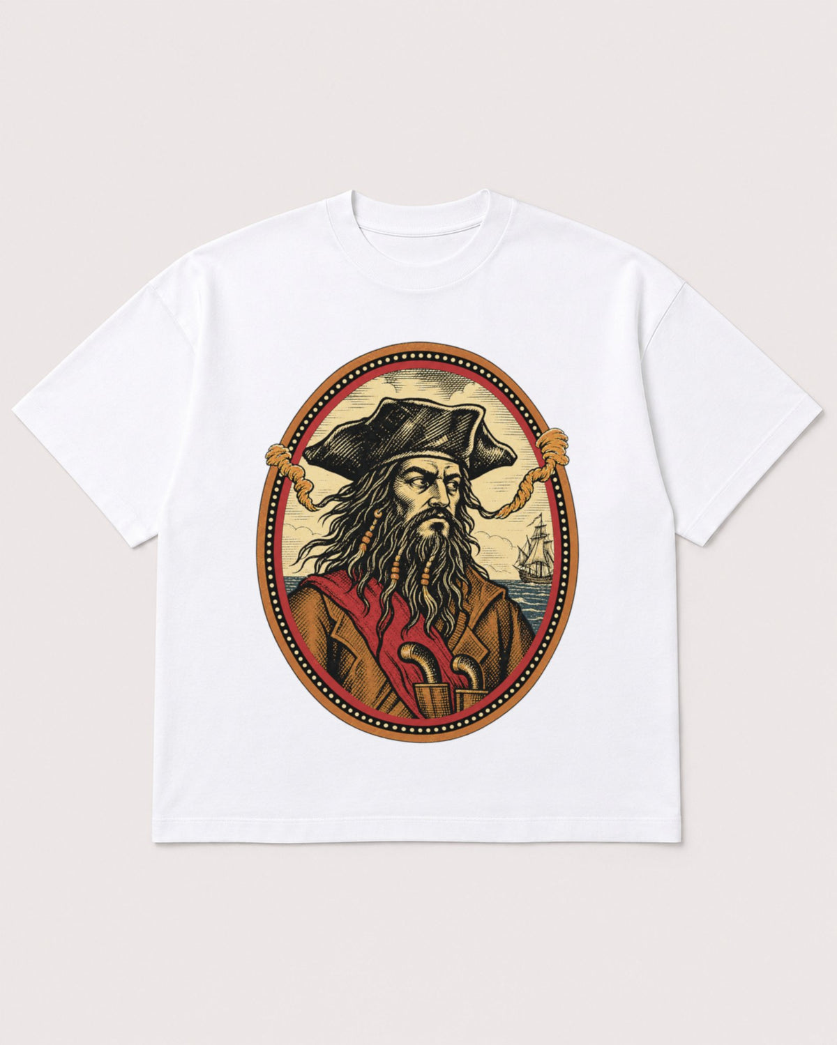 Mockup Boxy Heavyweight Tee White product