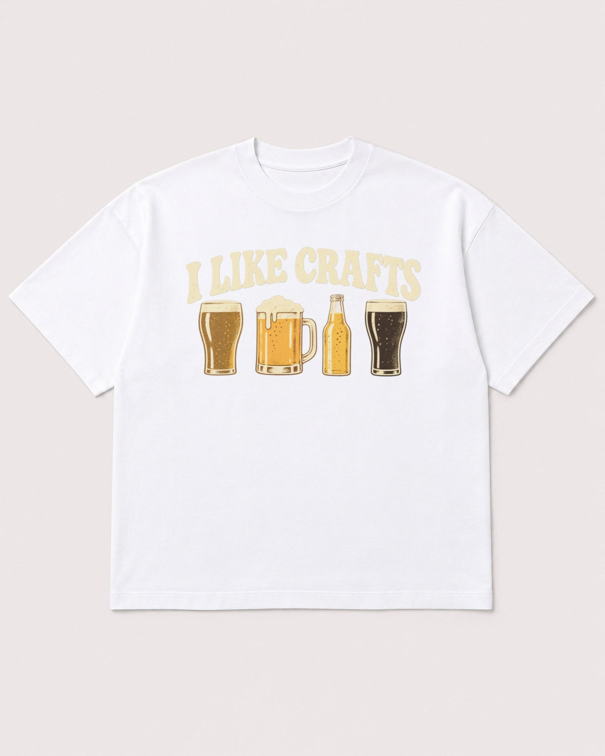 Mockup Boxy Heavyweight Tee White product