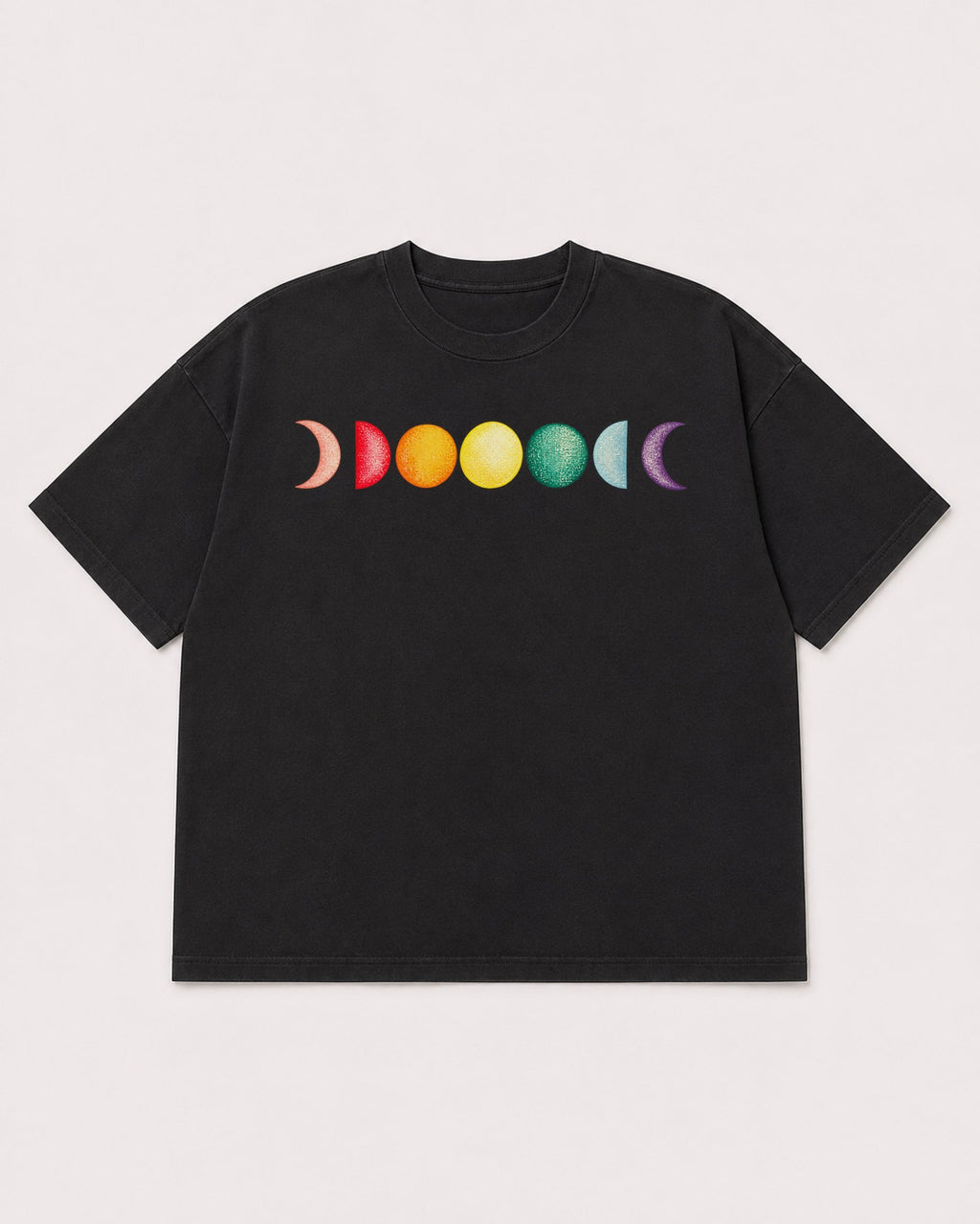 Mockup Boxy Heavyweight Tee Black product
