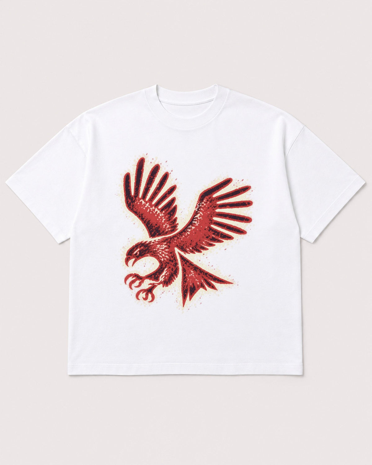 Mockup Boxy Heavyweight Tee White product