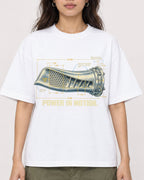 Mockup Boxy Heavyweight Tee White female close-up 02