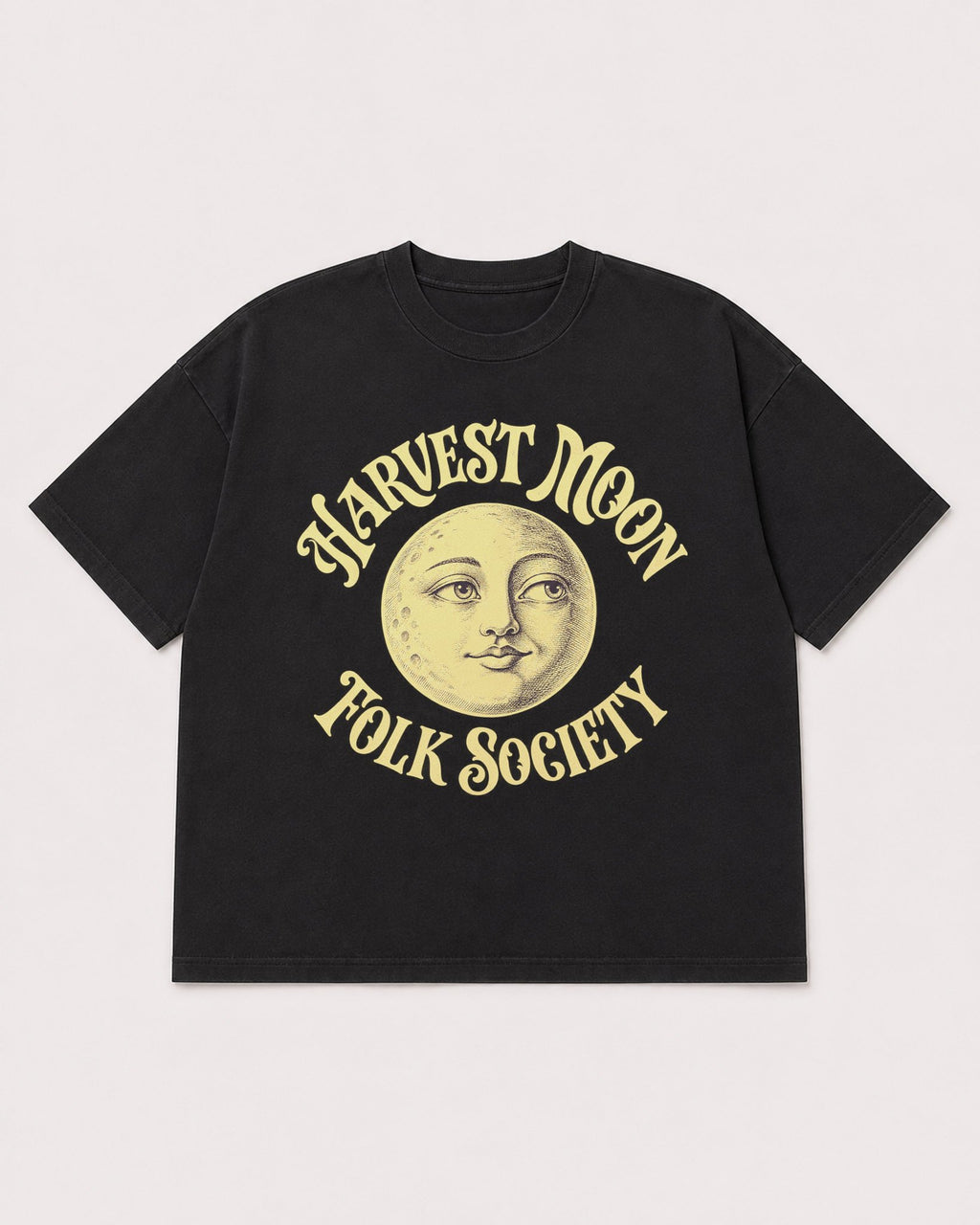 Mockup Boxy Heavyweight Tee Black product