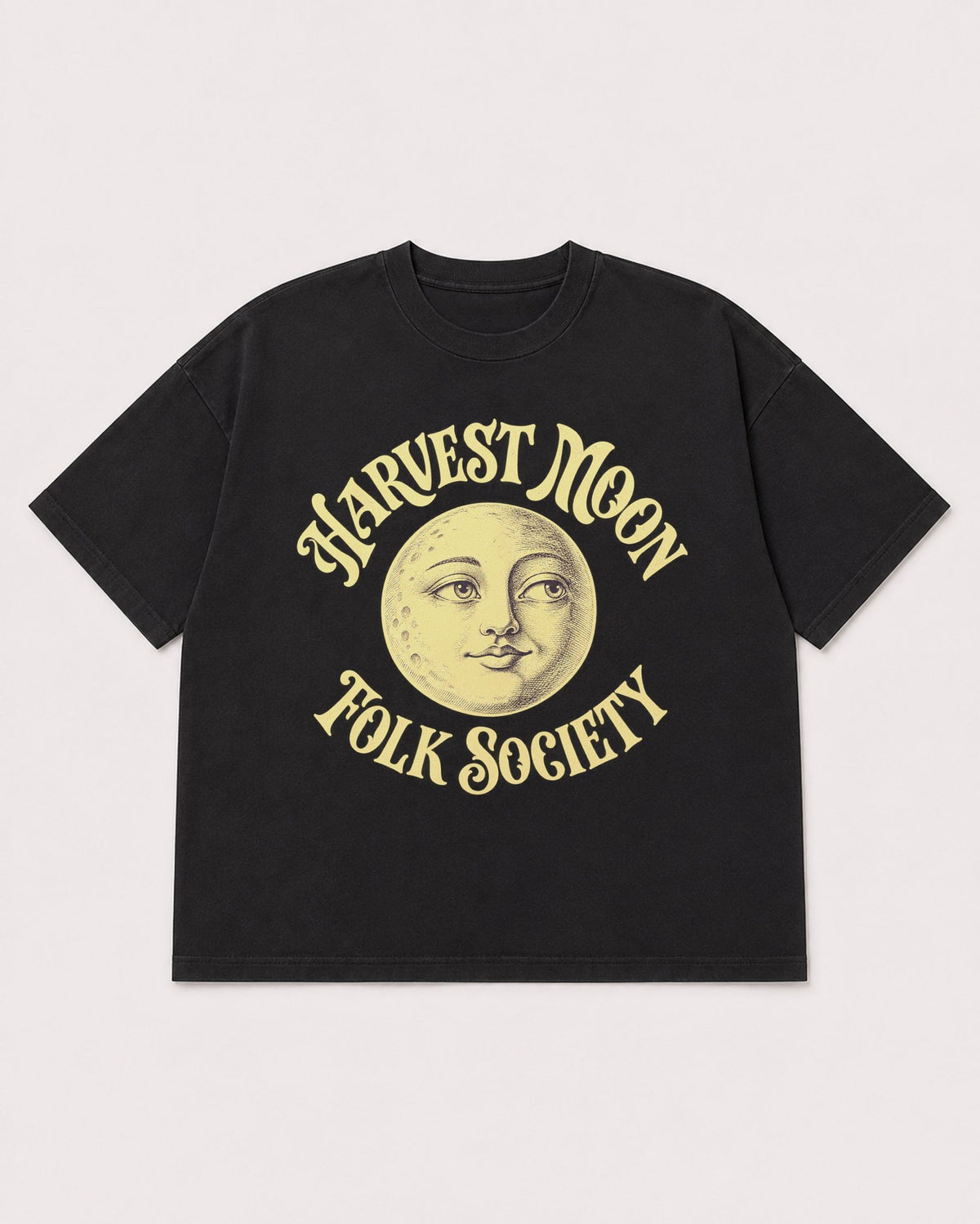 Mockup Boxy Heavyweight Tee Black product