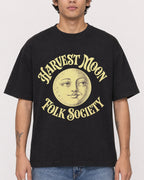Mockup Boxy Heavyweight Tee Black male close-up 06