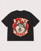 Mockup Boxy Heavyweight Tee Black product