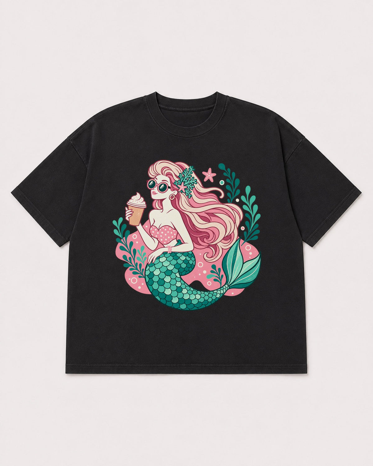 Mockup Boxy Heavyweight Tee Black product