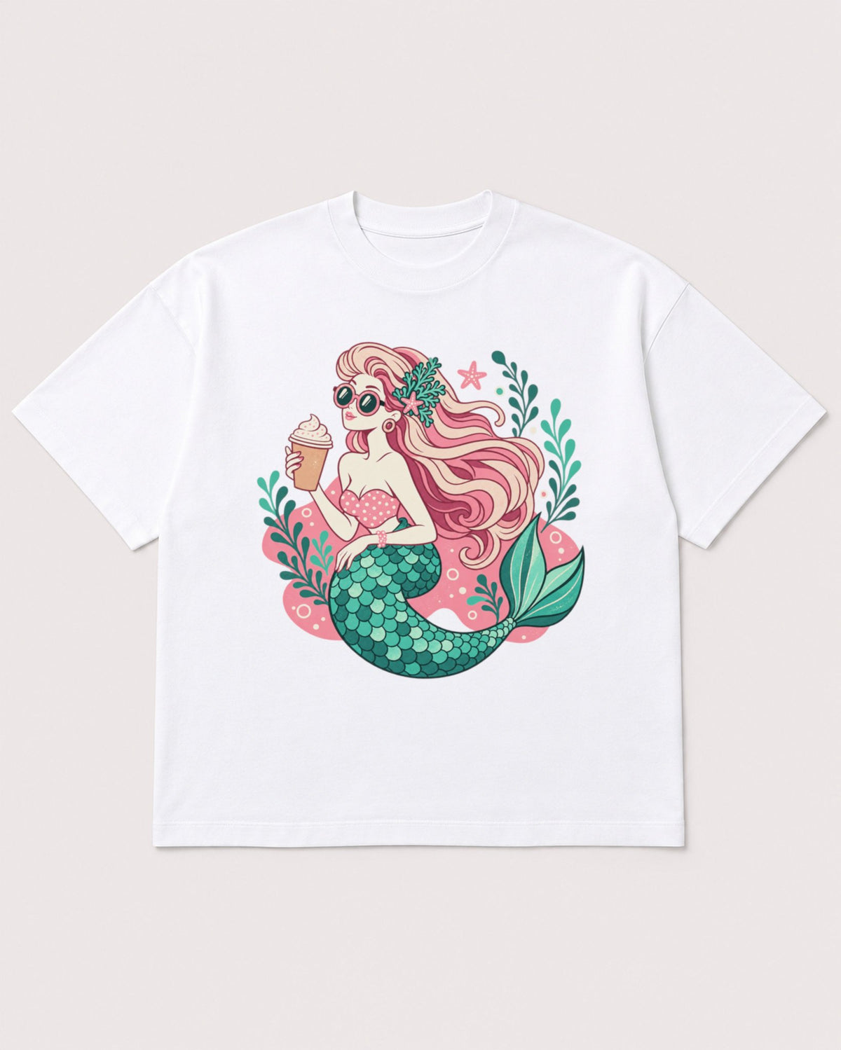 Mockup Boxy Heavyweight Tee White product