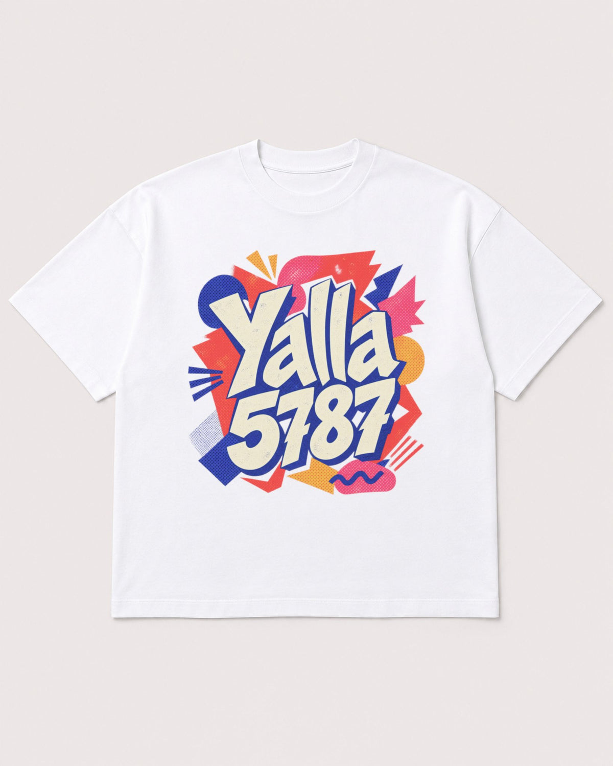 Mockup Boxy Heavyweight Tee White product