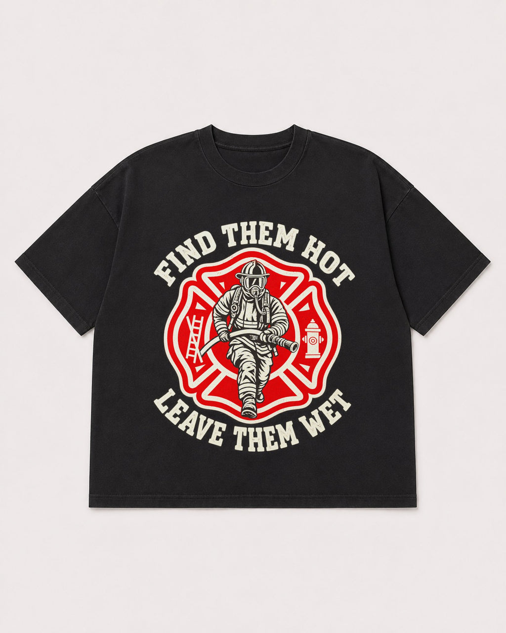 Mockup Boxy Heavyweight Tee Black product