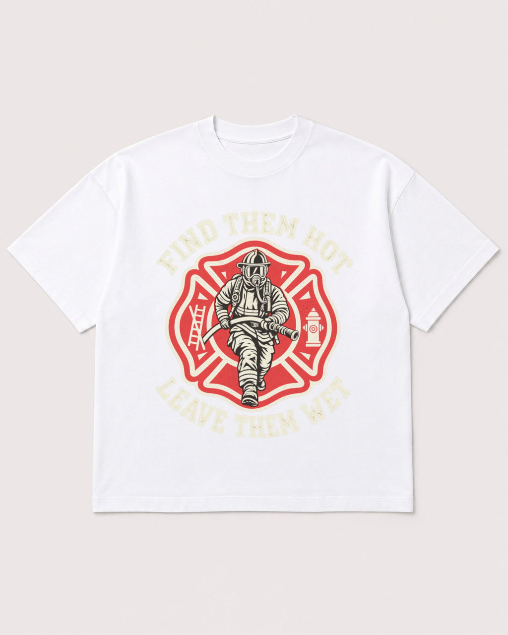 Mockup Boxy Heavyweight Tee White product