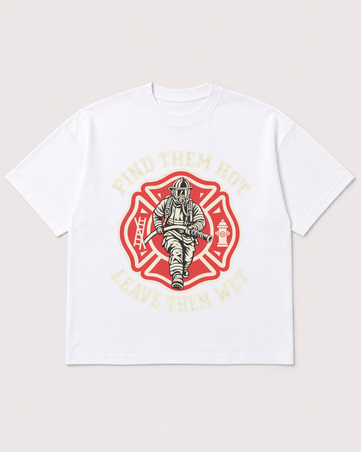 Mockup Boxy Heavyweight Tee White product
