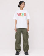 Mockup Boxy Heavyweight Tee White female full-body 12
