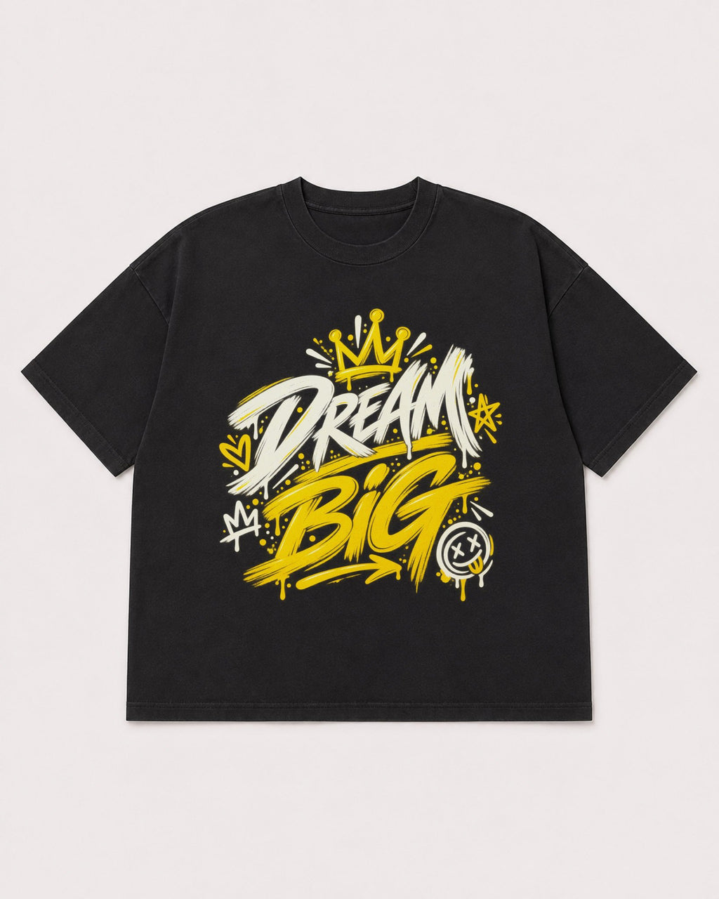 Mockup Boxy Heavyweight Tee Black product
