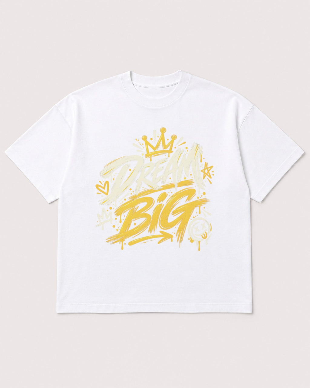 Mockup Boxy Heavyweight Tee White product